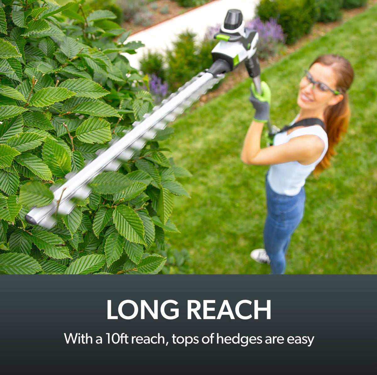 HT50 Long Reach Pole Hedge Trimmer