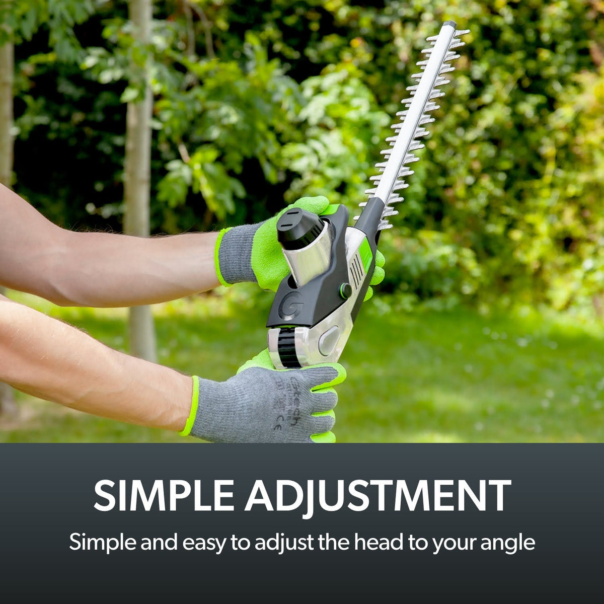 HT50 Long Reach Pole Hedge Trimmer